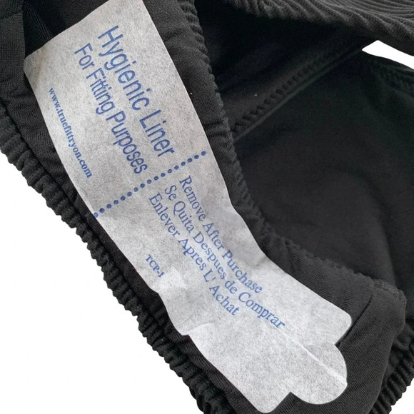 SEAFOLLY High Rise Ribbed Black Bikini bottom Essentials 40609-640 Size 2 NWT - Picture 13 of 16